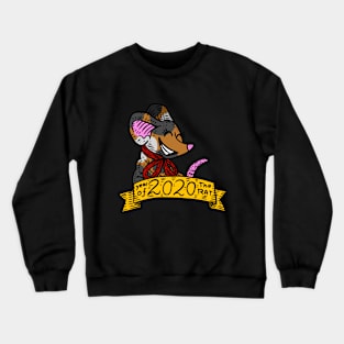 Chinese new year of the rat 2020. Crewneck Sweatshirt